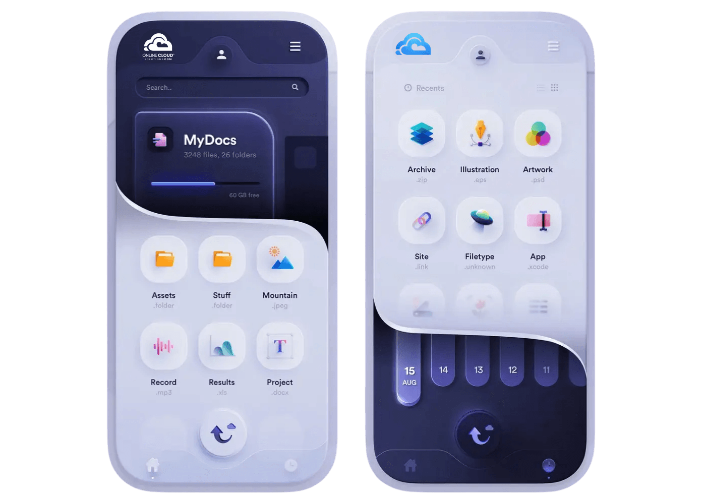 Online Cloud Solutions Interface